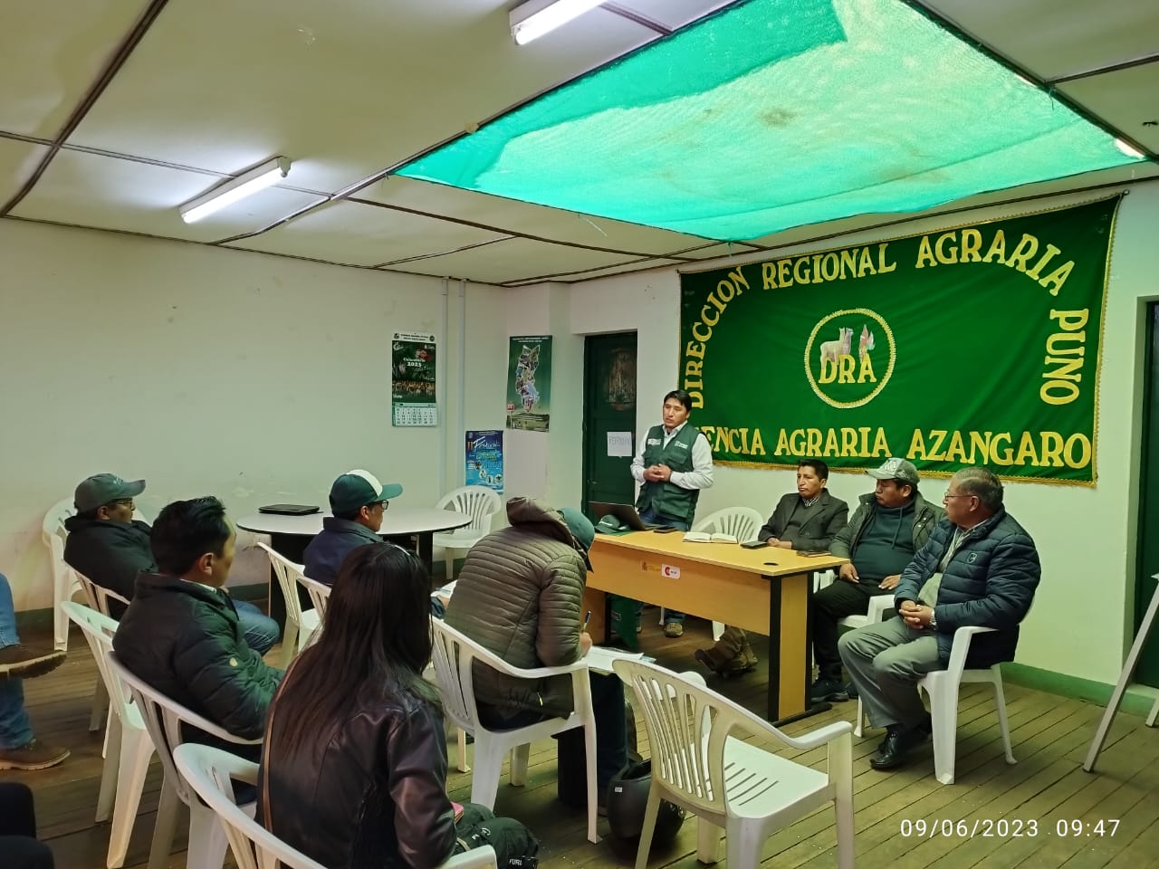 EN LA AGENCIA AGRARIA AZANGARO SE REINICIA EL EMPADRONAMIENTO A LOS PRODUCTORES AGROPECUARIOS