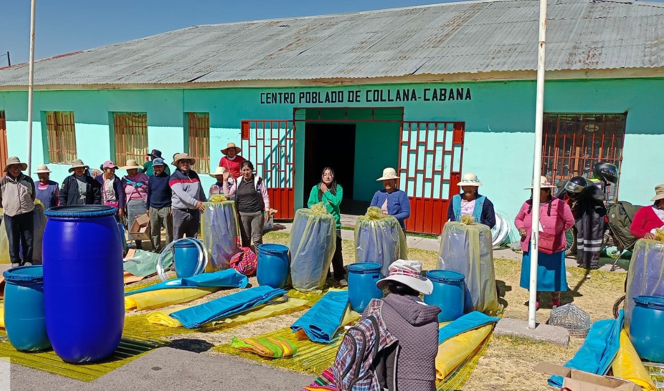 ASOCIACIÓN DE MUJERES DE SANTA ROSA-MELGAR RECIBIERON MATERIALES Y HERRAMIENTAS