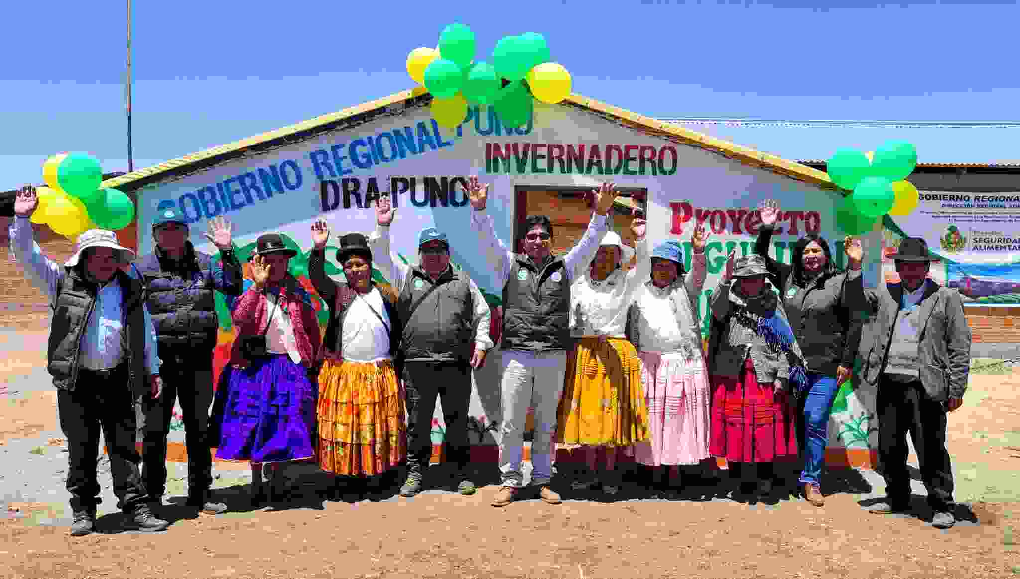 INAGURAN MODULOS PRODUCTIVOS DEL PROYECTO SEGURIDAD ALIMENTARIA