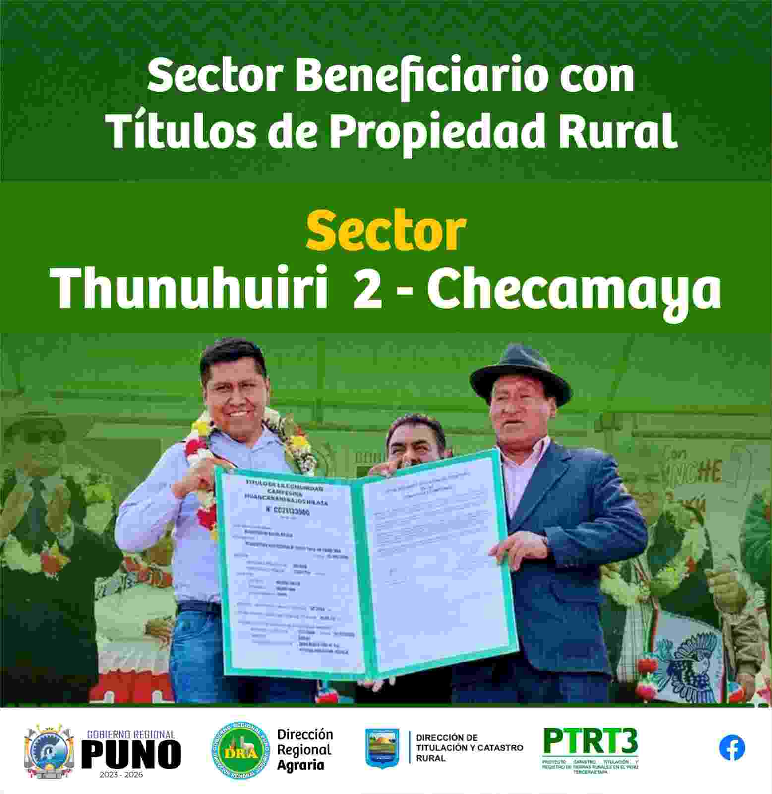 DIRECCION DE TITULACION ENTREGA TITULOS DE PREDIOS RURALES