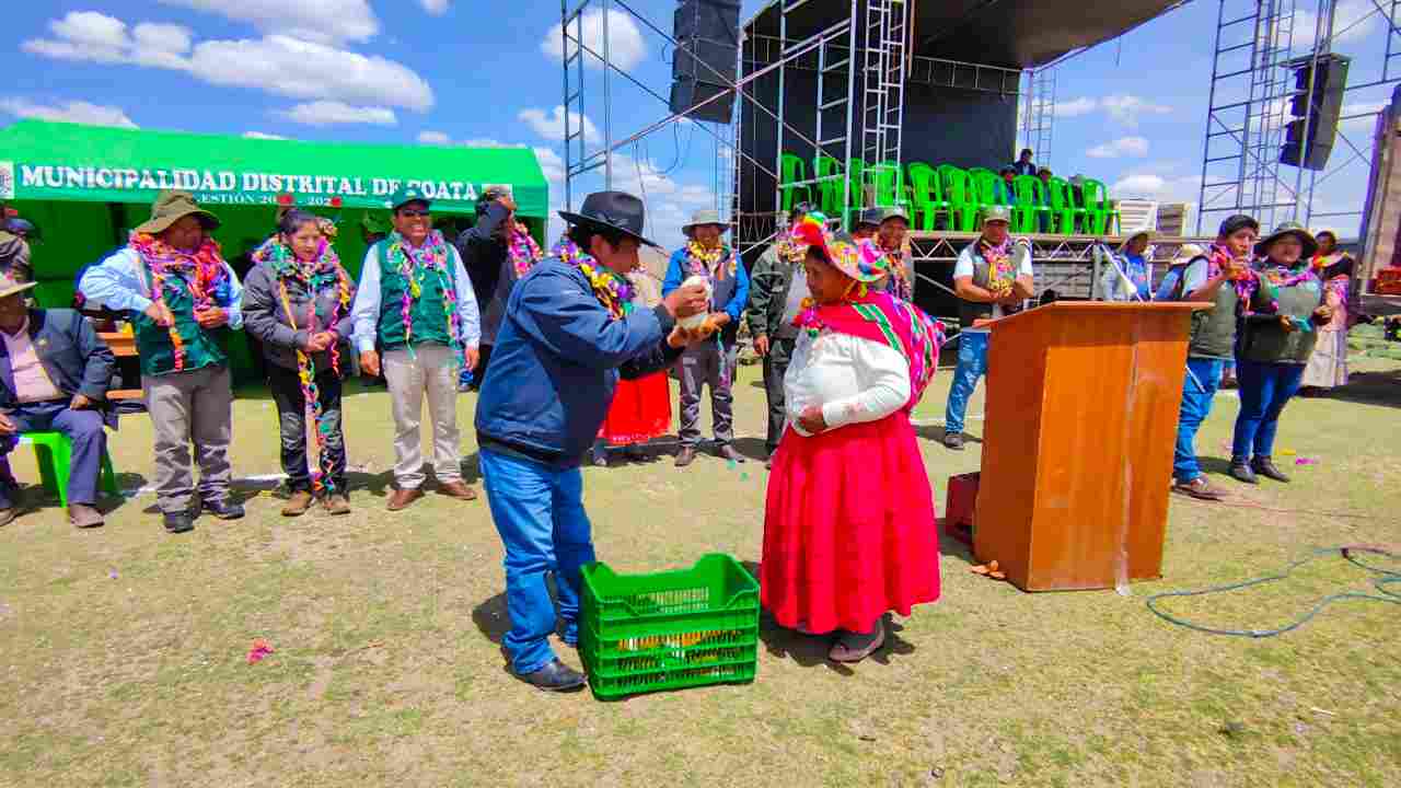 BENEFICIARIOS DEL PROYECTO SEGURIDAD ALIMENTARIA RECIBEN TERCERA ENTREGA DE CUYES