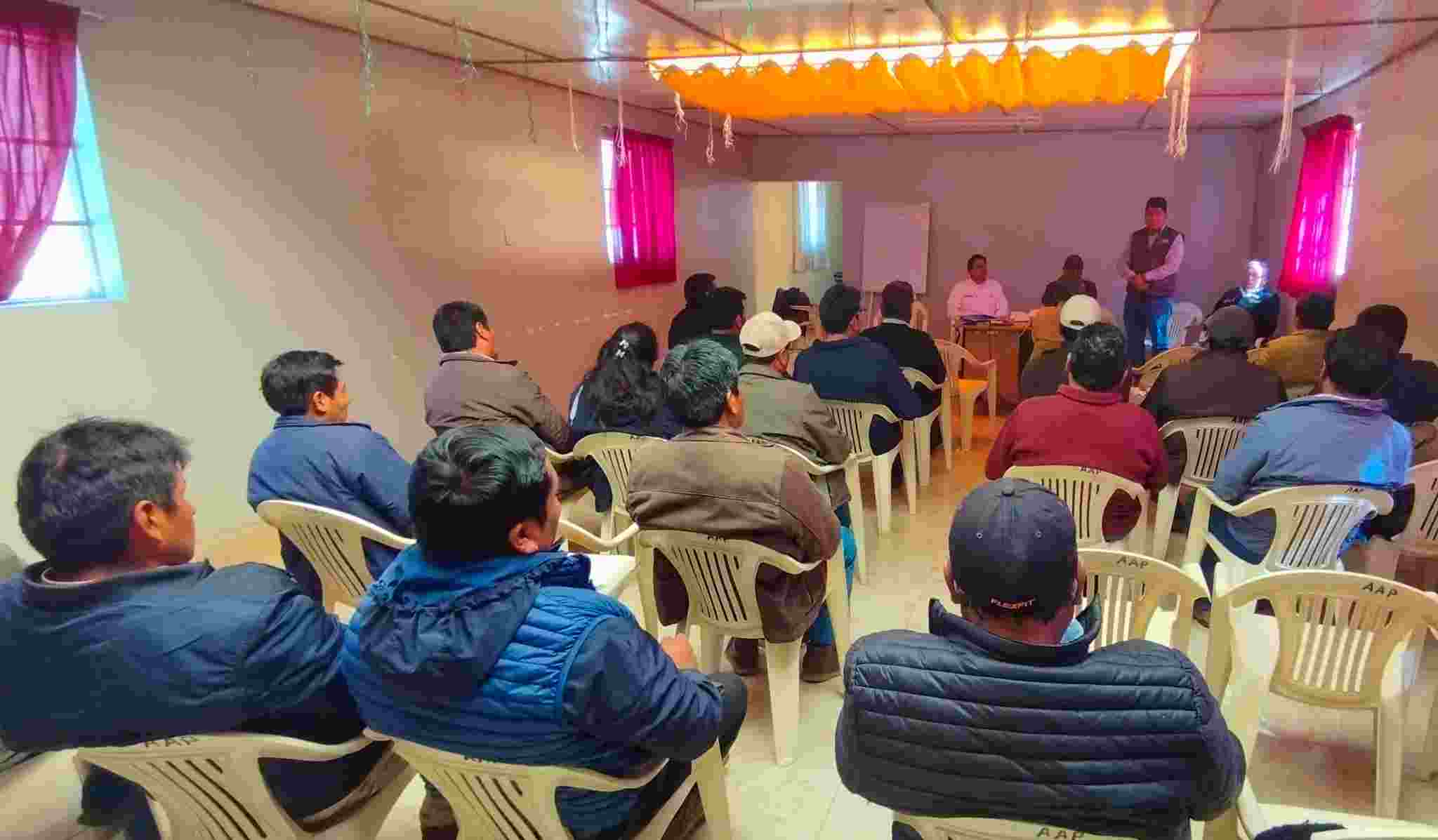 REALIZAN CAPACITACIÓN A ESTADÍSTICOS AGRARIOS PARA LA ENCUESTA NACIONAL DE INTENCIONES DE SIEMBRA