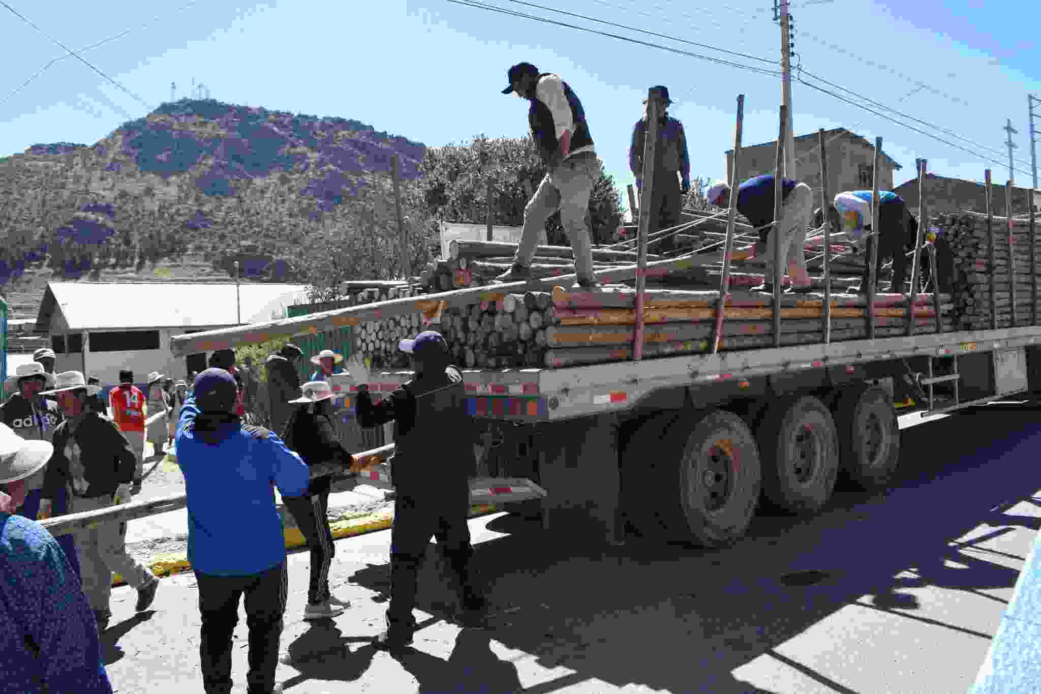 ENTREGA DE MATERIALES DEL PROYECTO SEGURIDAD ALIMENTARIA FUE REALIZADA A BENEFICIARIOS DEL DISTRITO DE VILCAPUNCO