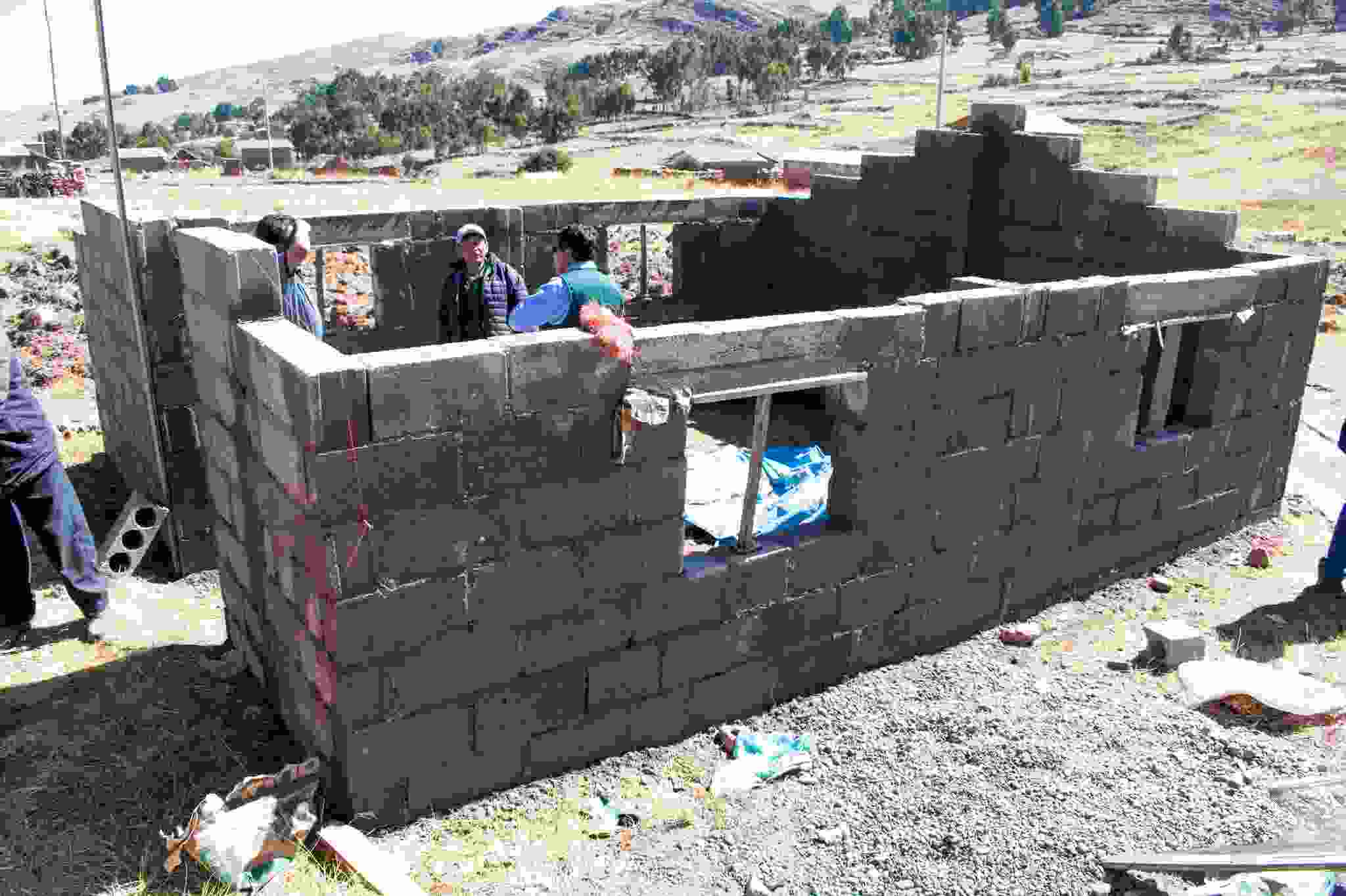 SE REALIZO SEGUIMIENTO DE AVANCE FISICO DE INFRAESTRUCTURAS PRODUCTIVAS DEL PROYECTO SEGURIDAD ALIMENTARIA EN MOHO