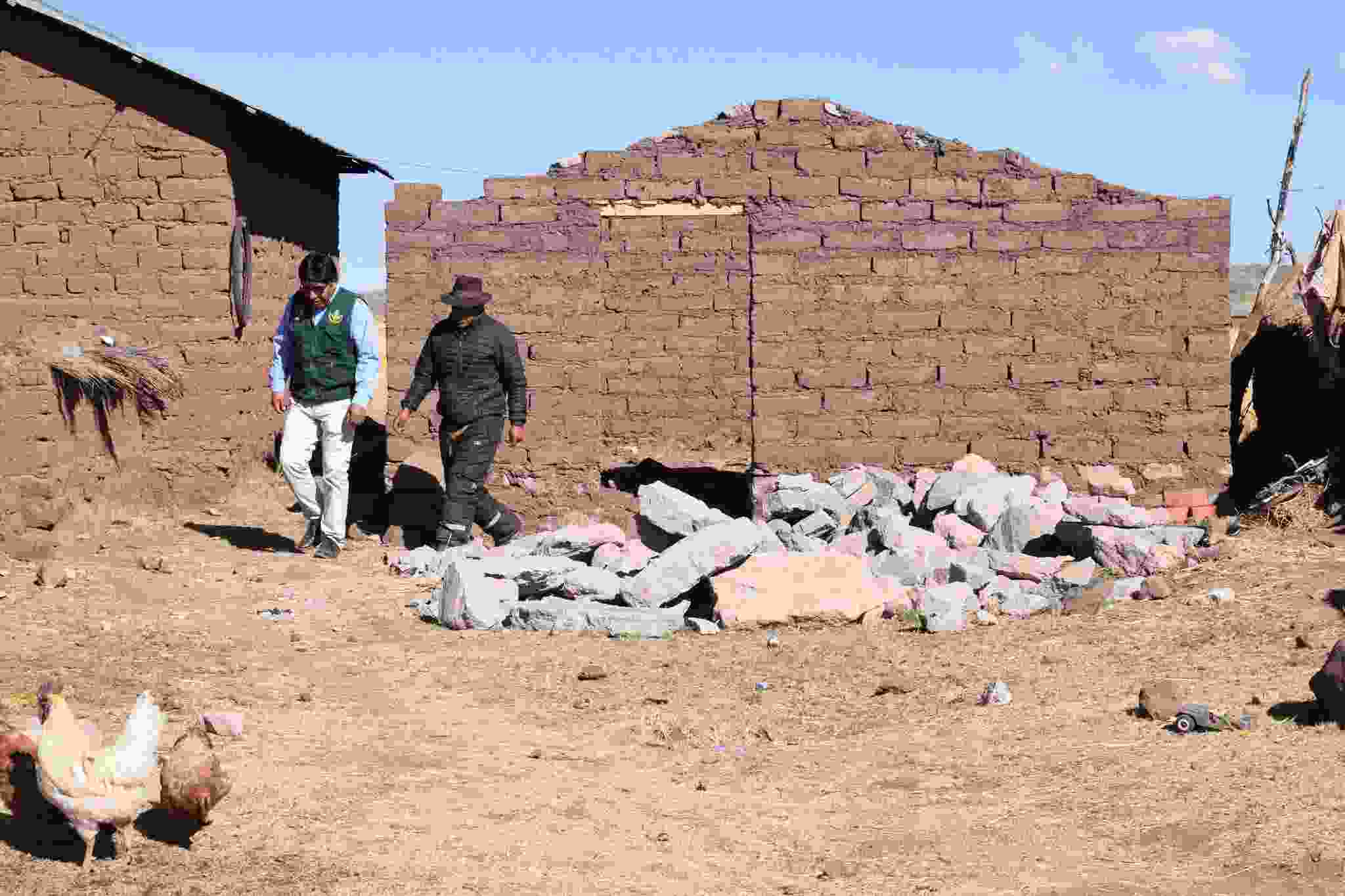 CONTINUA SEGUIMIENTO Y M0ONITOREO DE LA COBERTURA Y TECHADO DE MODULOS CUYES EN LAMPA Y ZEPITA