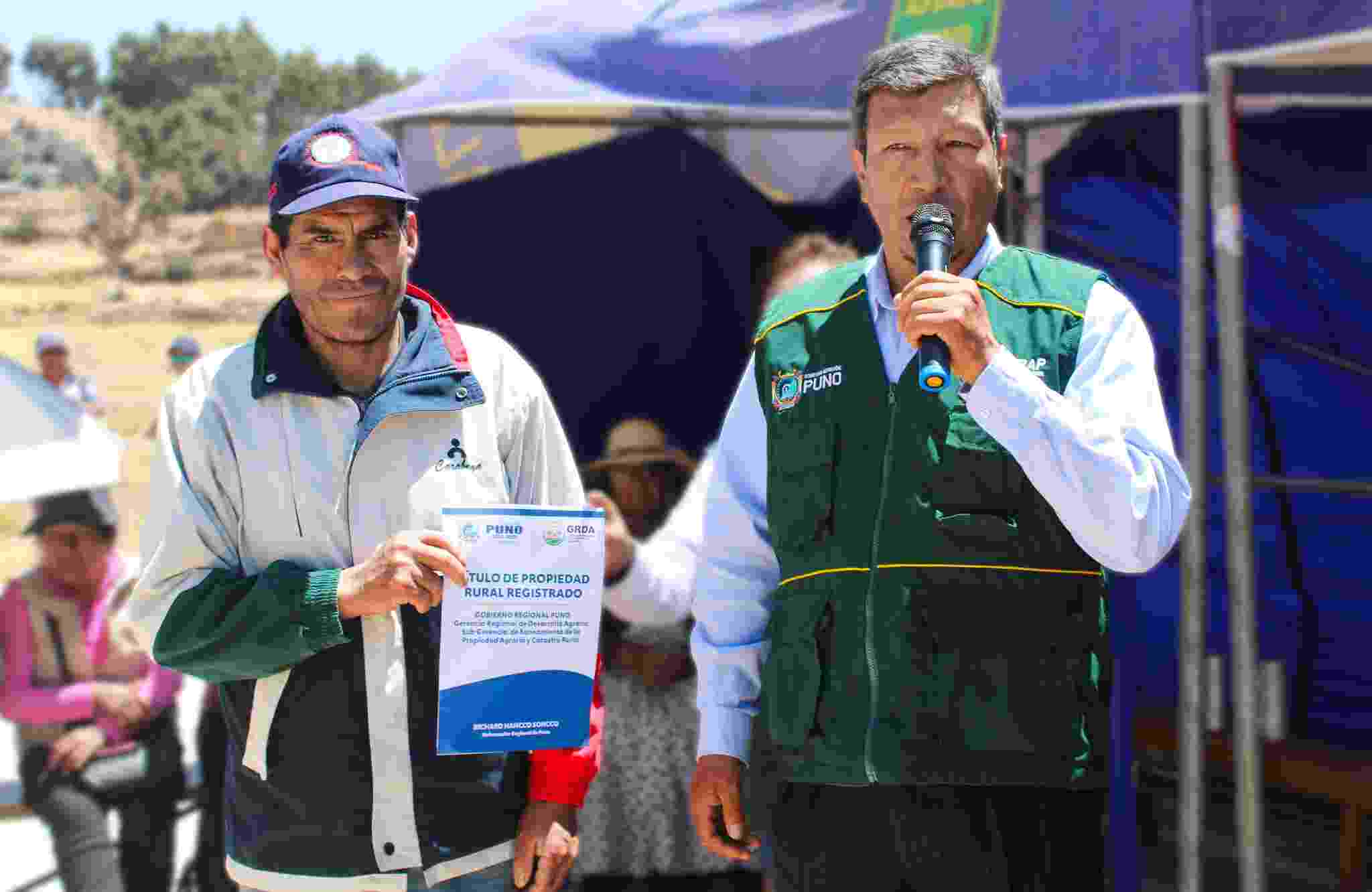 119 TÍTULOS DE PROPIEDAD ENTREGADOS EN LA PARCIALIDAD DE MILLOJACHI – PUNO