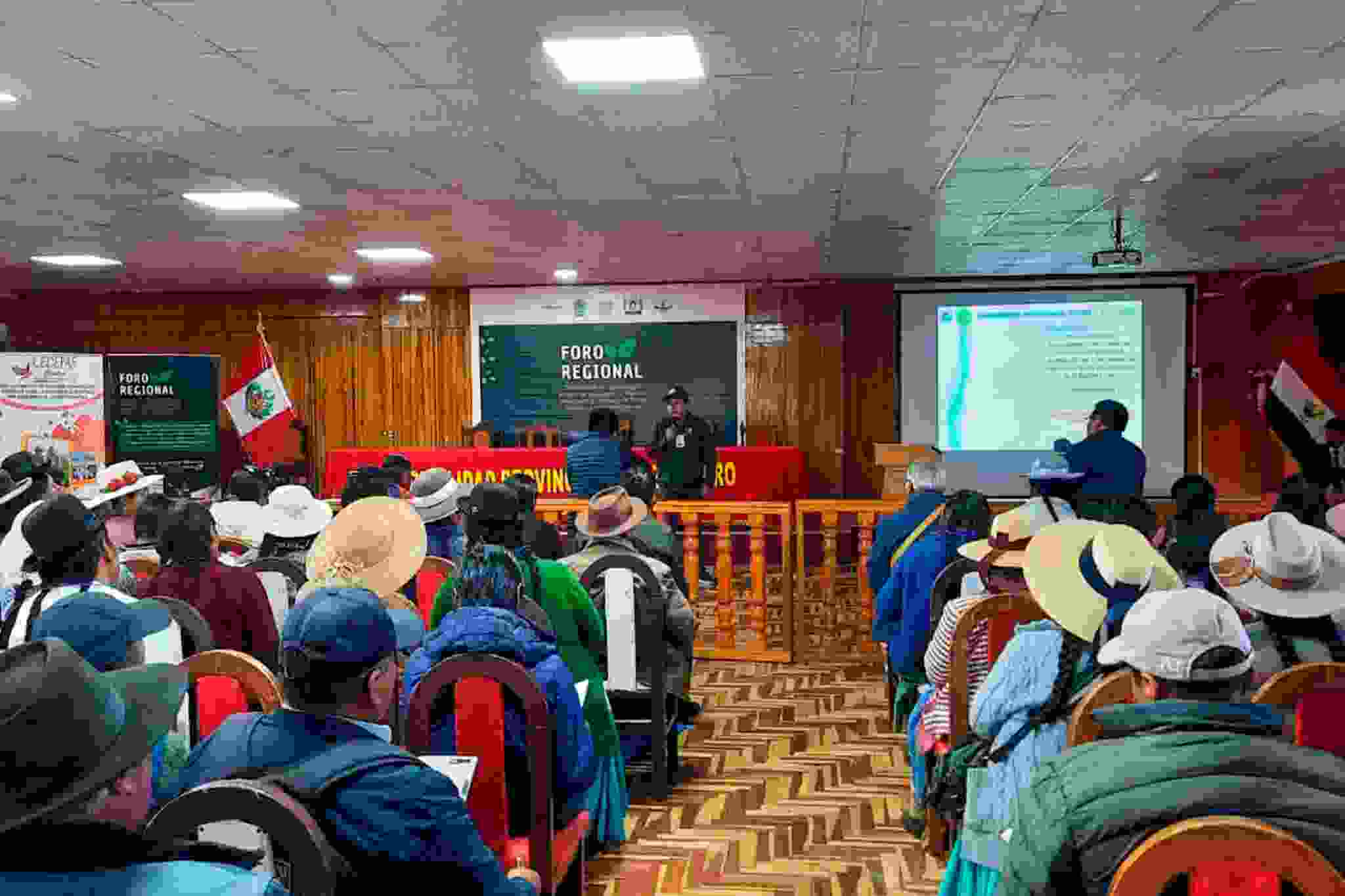 FORO REGIONAL SOBRE SEGURIDAD ALIMENTARIA FUE DESARRROLLADO EN AZANGARO