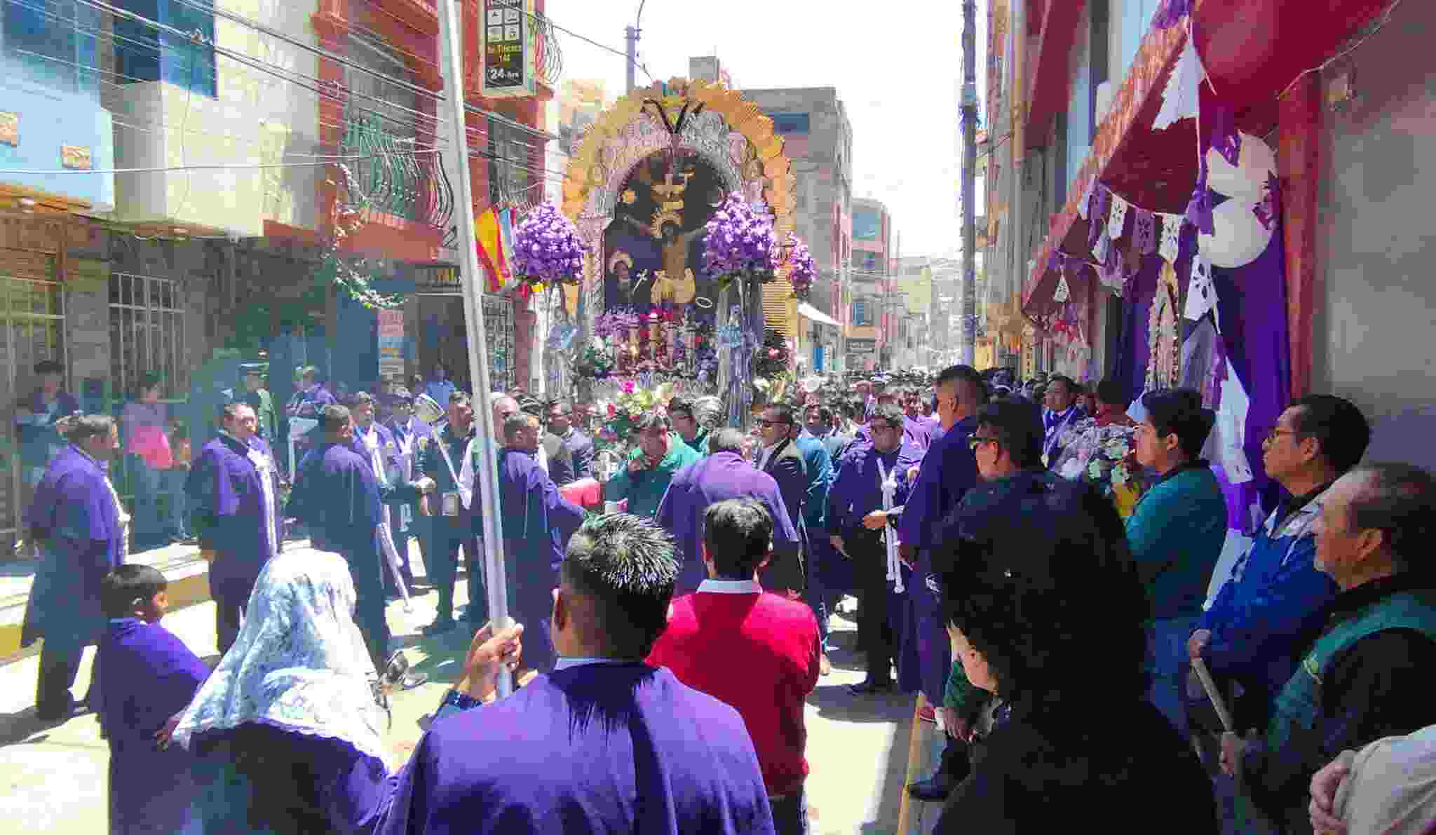 SECTOR AGRARIO RINDIÓ HOMENAJE AL SEÑOR DE LOS MILAGROS