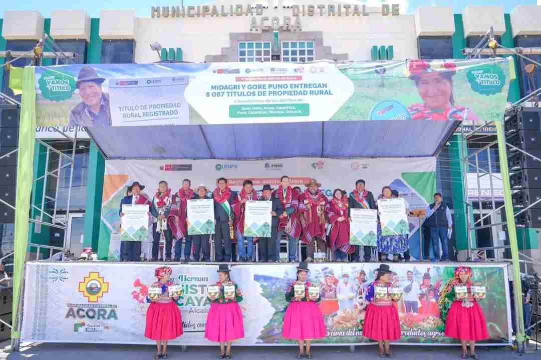 ENTREGAMOS MAS DE 8 MIL TITULOS DE PROPIEDAD EN LA REGION