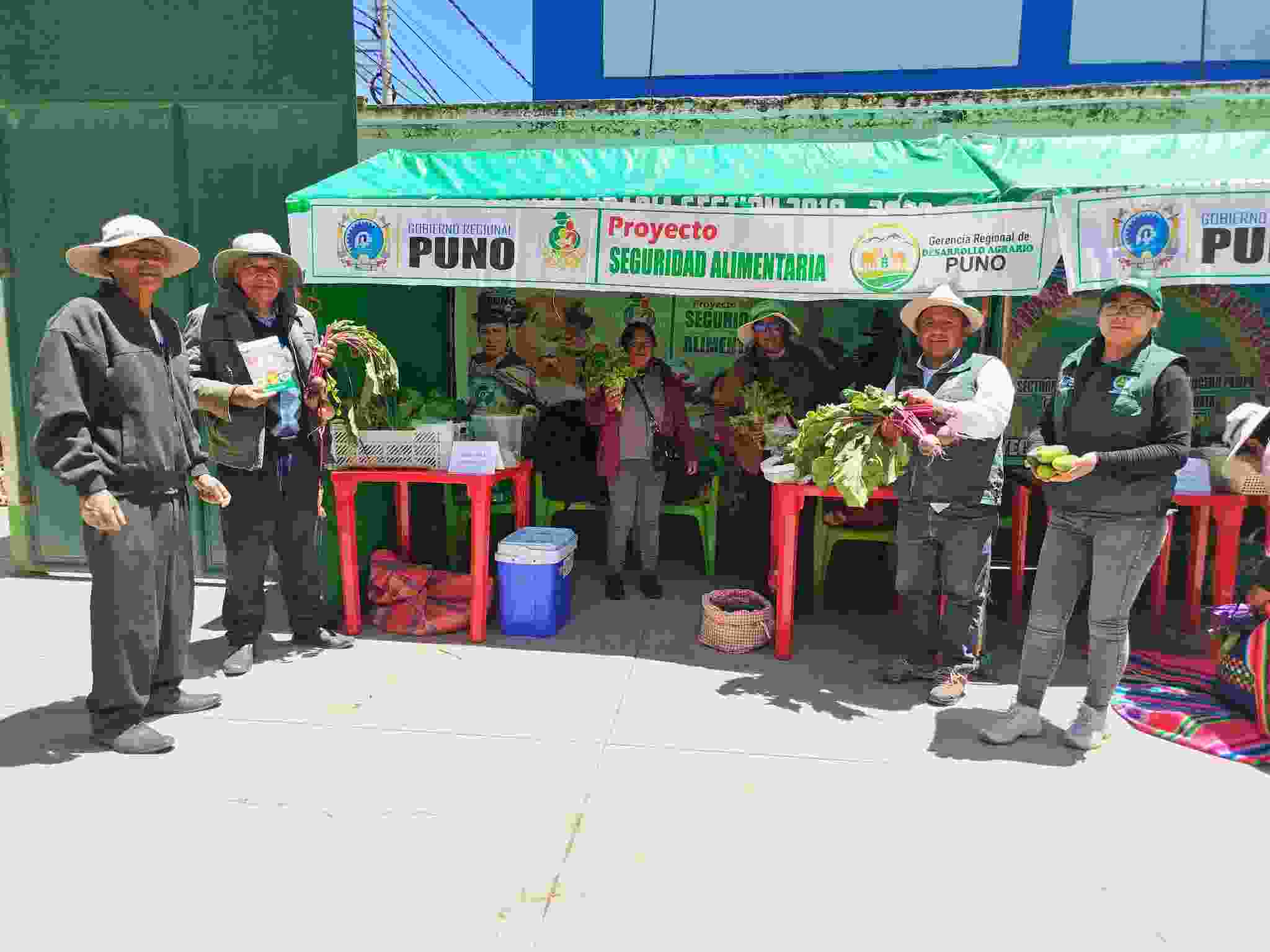 PRODUCTOS ORGÁNICOS DE PRIMERA CALIDAD LLEGAN A JULIACA CON LA I FERIA “DEL HUERTO A LA OLLA” Y EL PROYECTO SEGURIDAD ALIMENTARIA