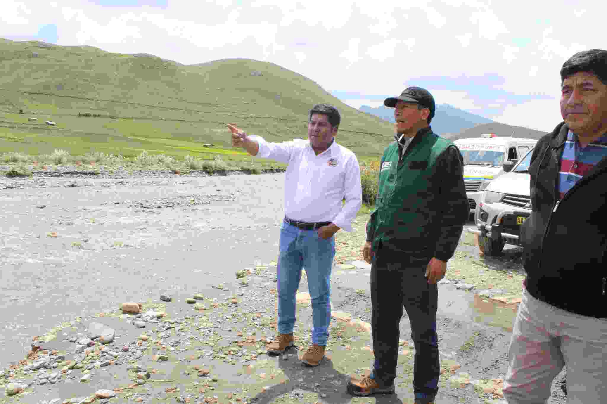 VERIFICACIÓN DE CULTIVOS POR DESBORDE DE RIOS EN EL DISTRITO DE MAÑAZO.