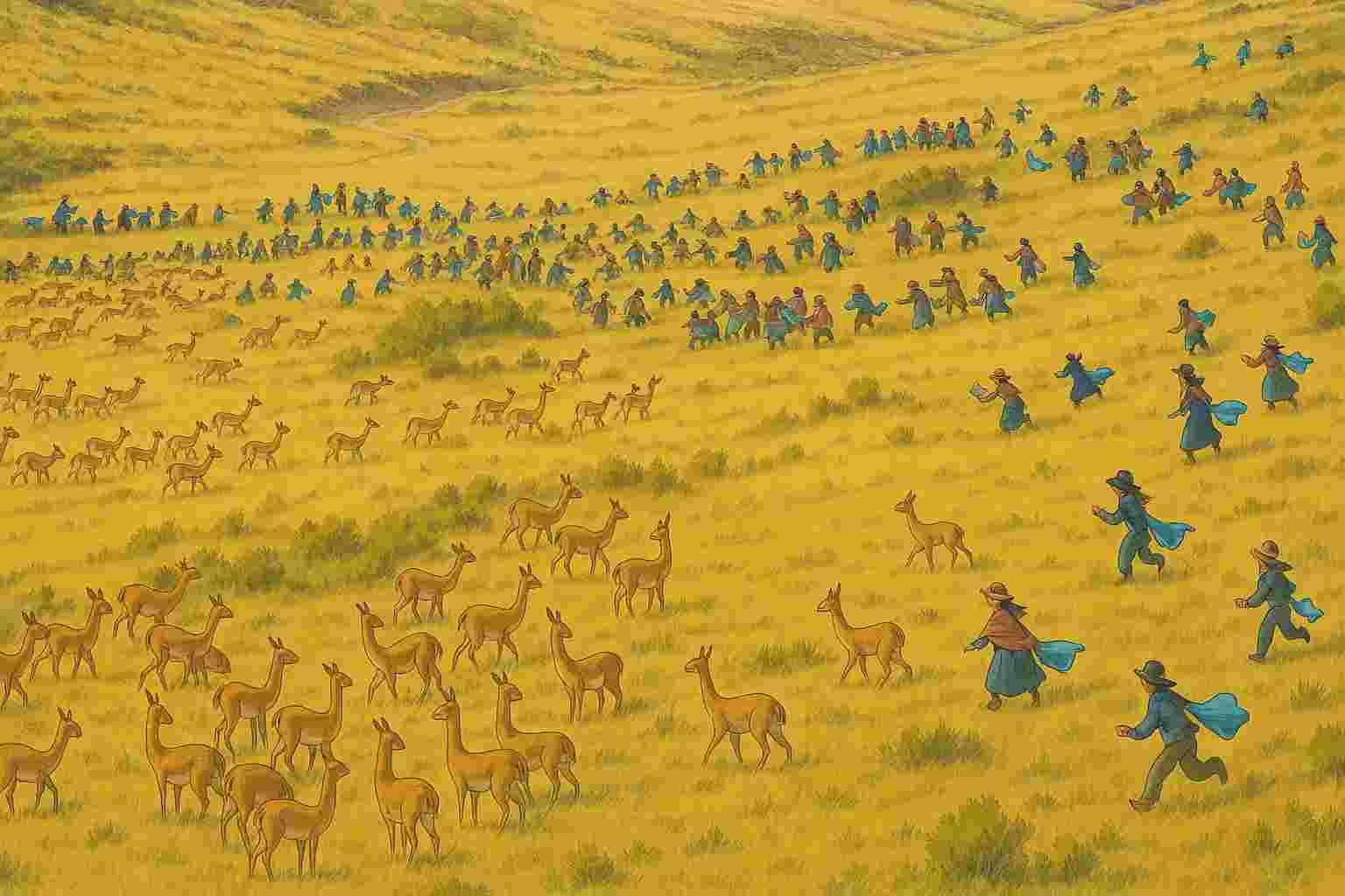 DESARROLLAN REUNIÓN PARA DEFINIR CRONOGRAMA Y ESTRATEGIAS DE CAPTURA Y ESQUILA DE VICUÑAS 2025.