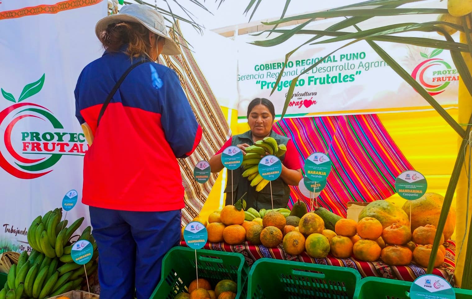 PRODUCTORES DE LA SELVA PUNEÑA DESTACARON EN EL FESTIVAL FRUTÍCOLA DE LA EXPO FERIA SANDIA 2025