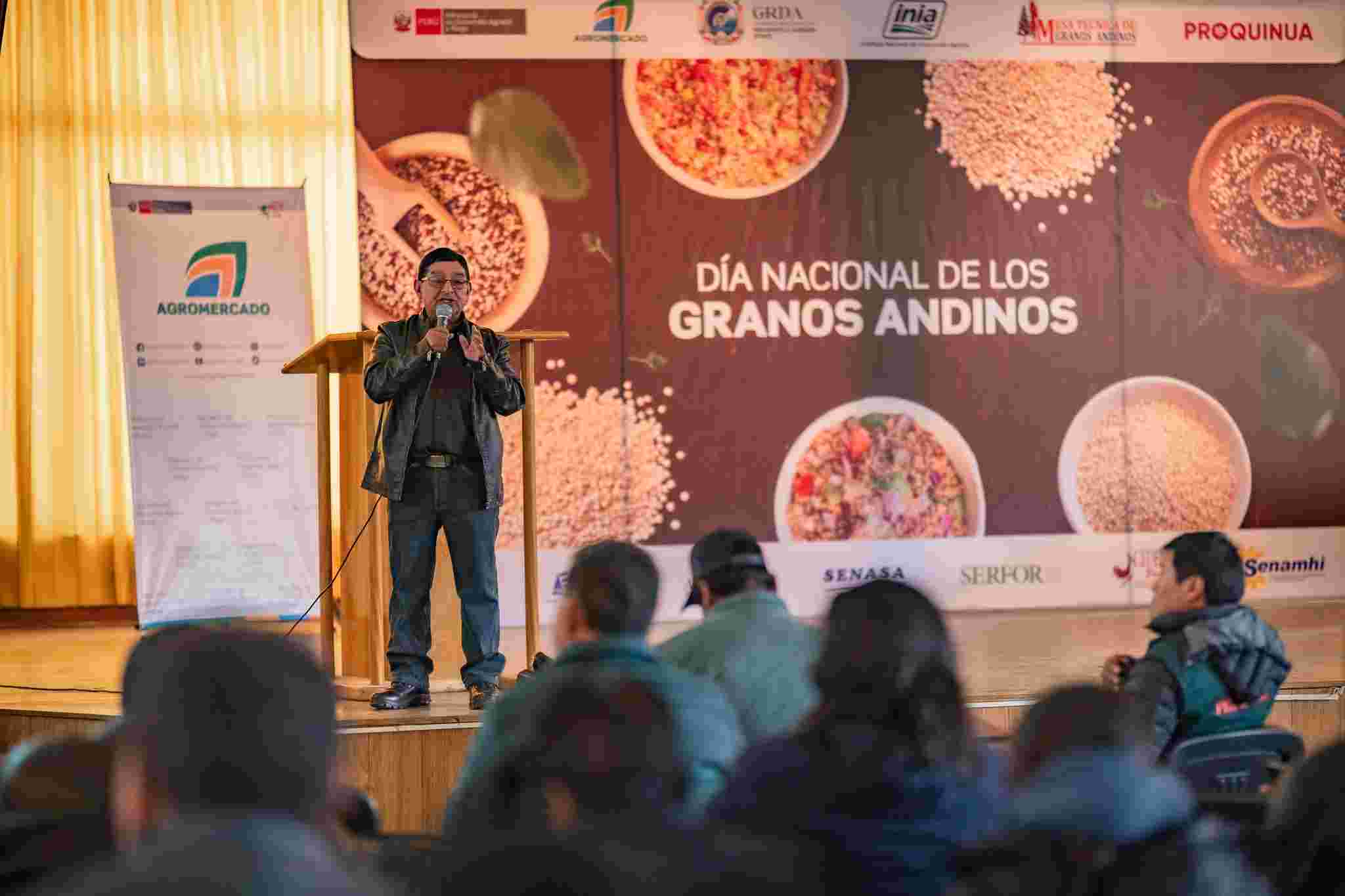 DESARROLLAMOS CHARLA TECNICA SOBRE PRODUCCIÓN Y COMERCIALIZACIÓN DE GRANOS ANDINOS