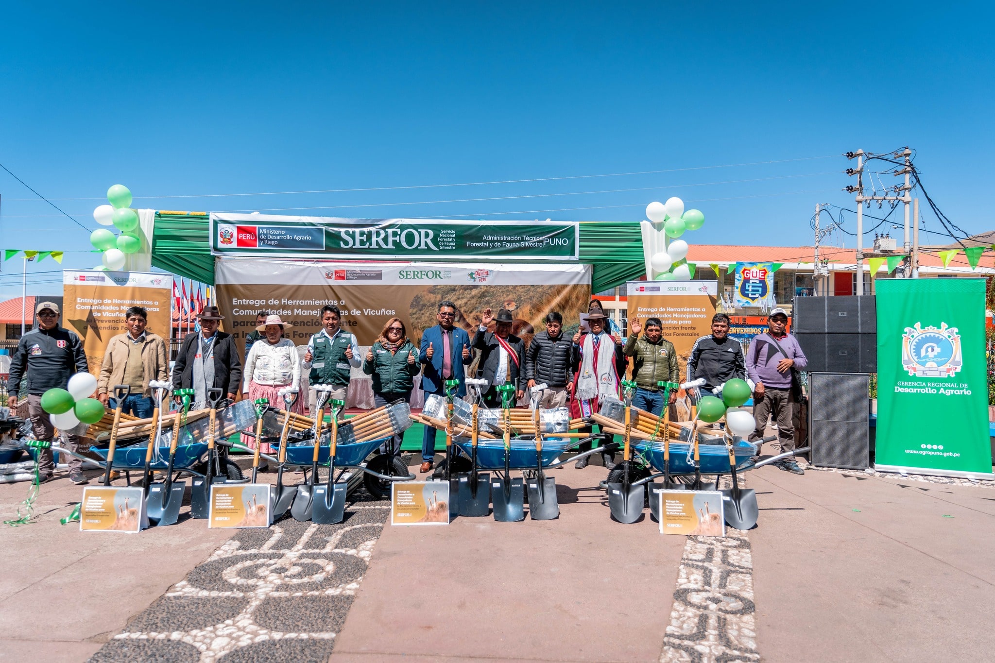 GOBIERNO REGIONAL DE PUNO Y SERFOR UNEN ESFUERZOS PARA PREVENIR INCENDIOS FORESTALES.