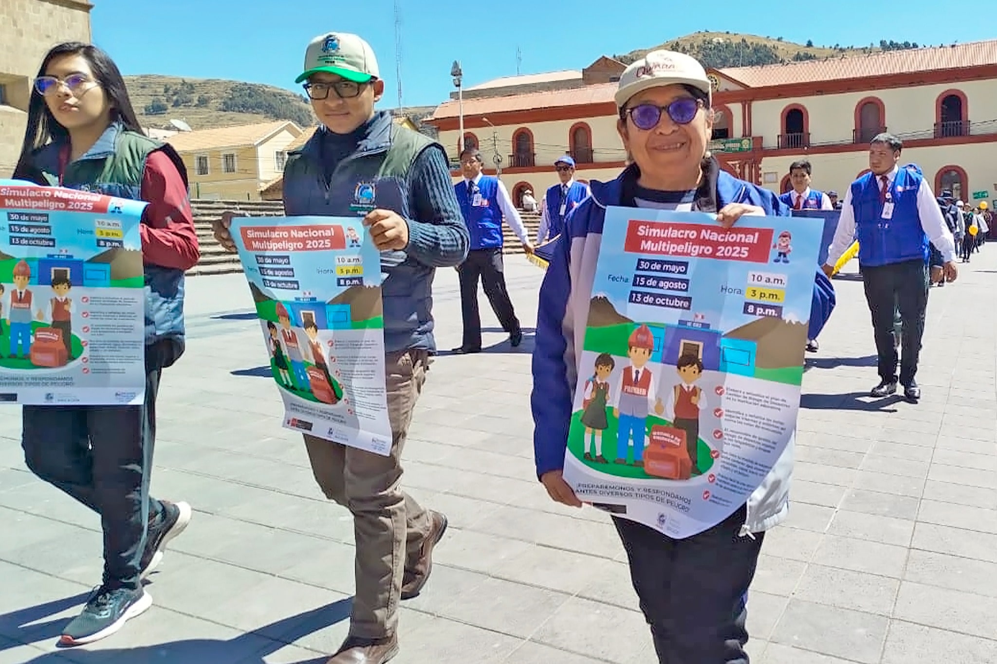 GERENCIA REGIONAL DE DESARROLLO AGRARIO SE SUMA CON FUERZA AL PASACALLE MASIVO DE LA SENSIBILIZACIÓN DEL SIMULACRO MULTIPELIGRO