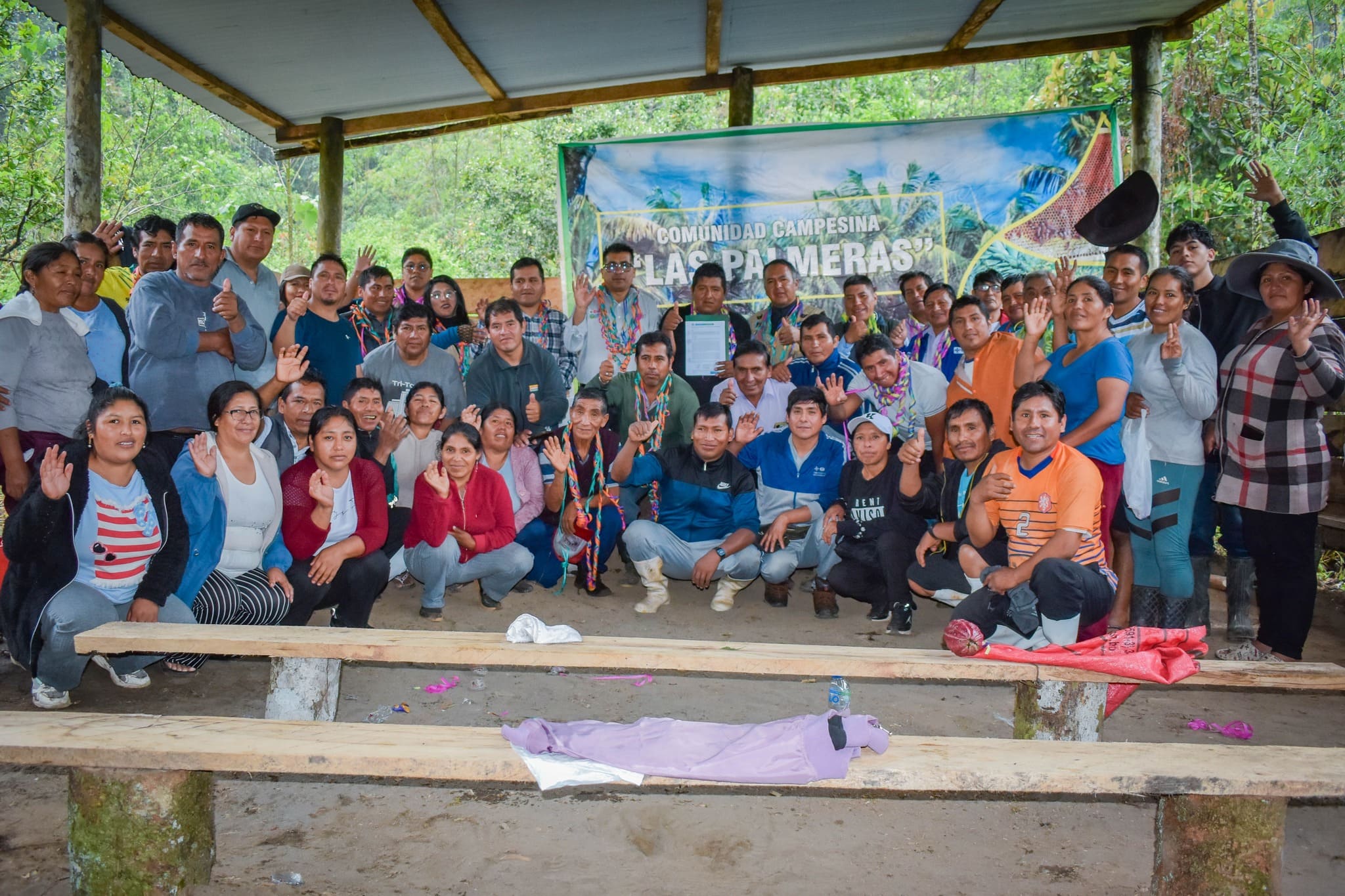 ENTREGAMOS RESOLUCIÓN DE RECONOCIMIENTO A LA COMUNIDAD CAMPESINA LAS PALMERAS DE SAN GABÁN, PROVINCIA DE CARABAYA.